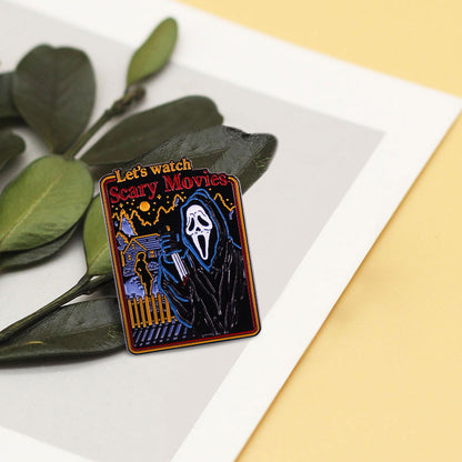 Scream Enamel Pin