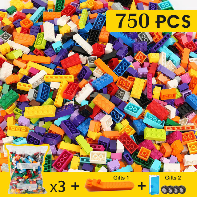 Building Blocks Creative Bricks Model Kits