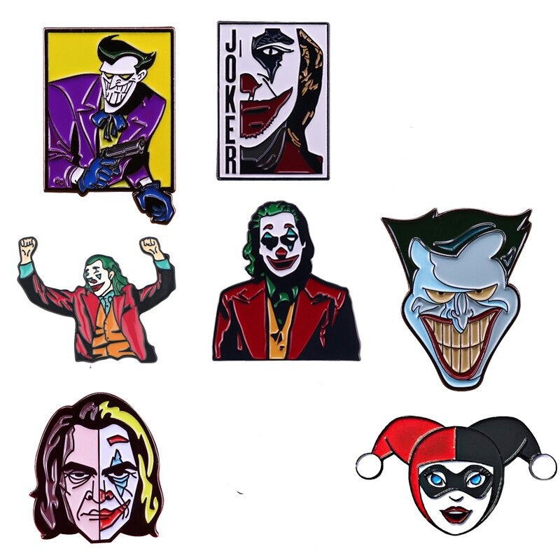 Joker Enamel Pins