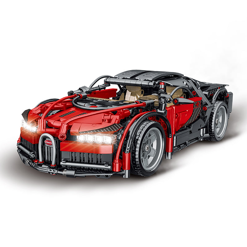 Racing Car Building Blocks Model Kit (Bugatti, Lamborghini and Apollo IE)