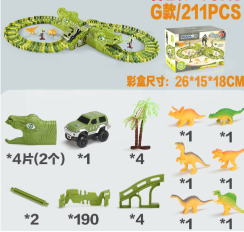 Dinosaur Tracks Railway Toy Set