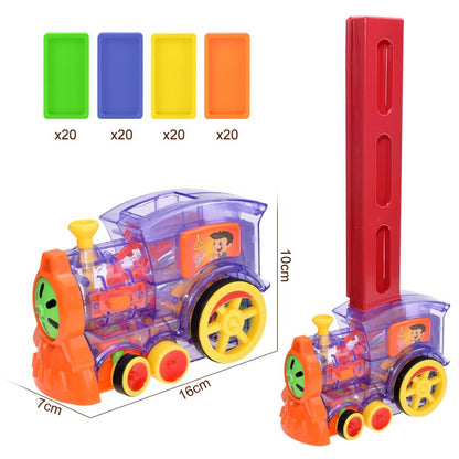 Automatic Dominoes Placer Train Toy Set