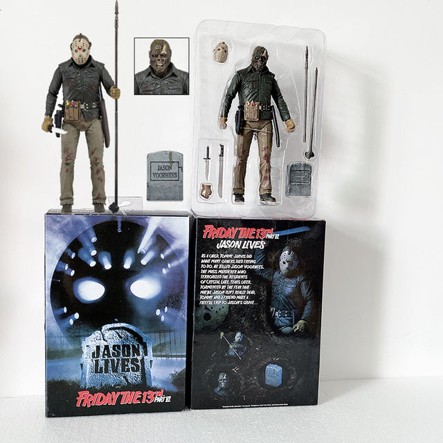 Michael Myers Action Figure Original Ultimate Jason Voorhees Figure Halloween PVC Toy Christmas Halloween Gift