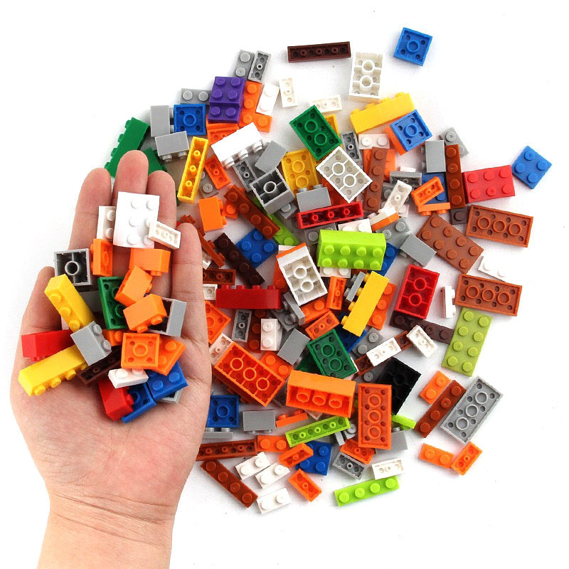 250-1500pcs DIY Building Blocks Bulk City Creative Classic Bricks Assembly Model Figures Kids Educational Toys for Children