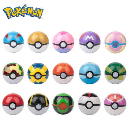 Pokemon  7cm Pokeball Pikachu Elf Ball Master Action Figures