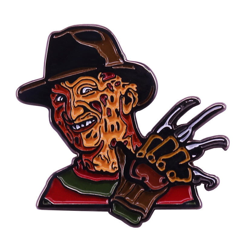 A Nightmare on Elm Street Freddy Krueger Enamel Pin