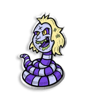 Beetlejuice Characters Handcrafted Epoxy Acrylic Lapel Pins