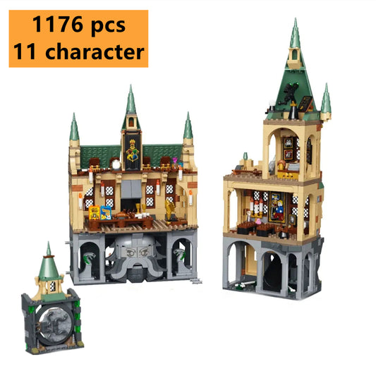 Movie Magic Castle 76388 76391 76389Village Visit Magic Village Building Model Building Hogsmeade Blocks Educational Toy Gift