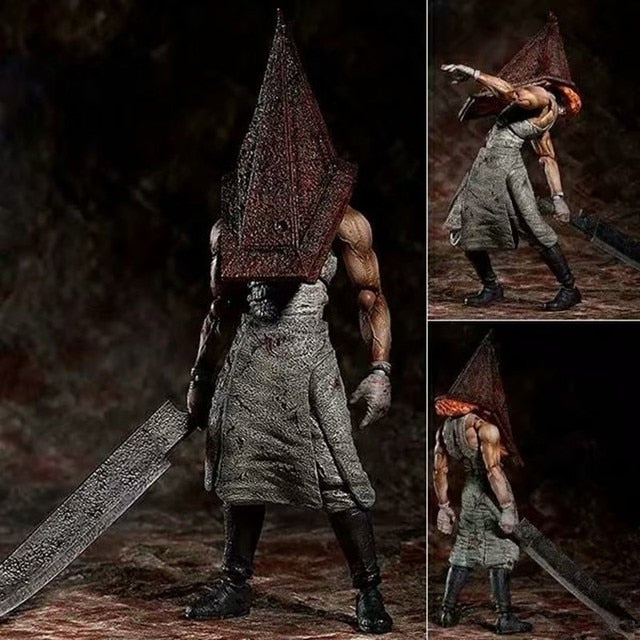 Red Pyramid Thing/Head Humanoid Monster Action Figure