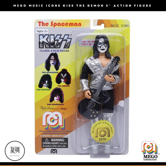 Mego Kiss Band The Demon Rock Band Action Figure