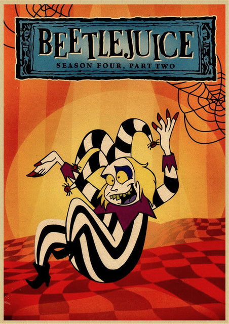 Beetlejuice Craft Paper Posters