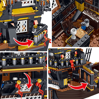 Pirate Ships Model Building Bricks