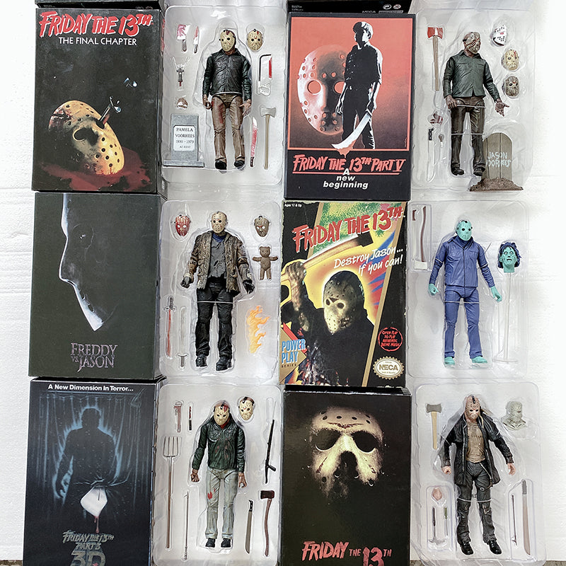 Michael Myers Action Figure Original Ultimate Jason Voorhees Figure Halloween PVC Toy Christmas Halloween Gift