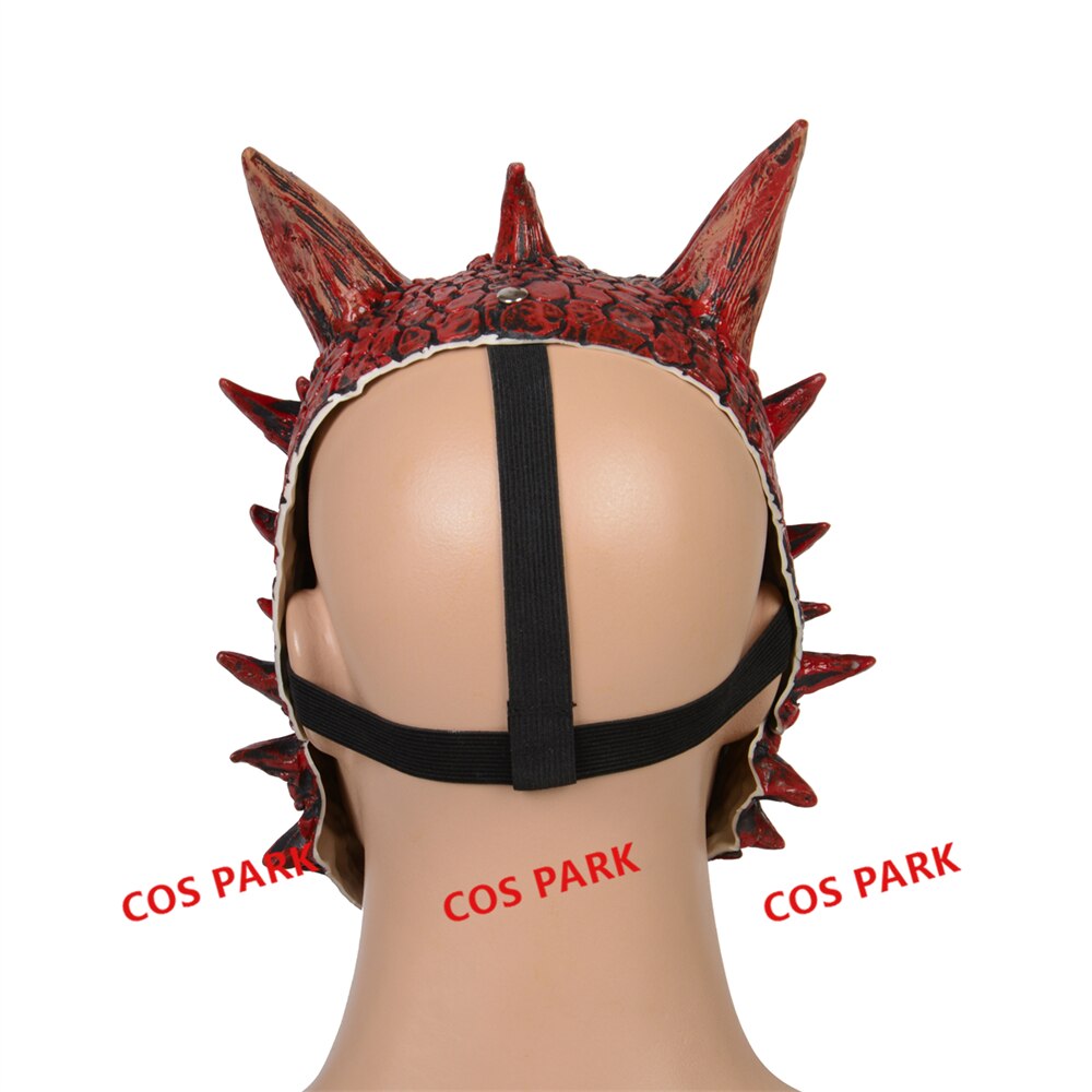 Red Dragon Moving Mouth Mask