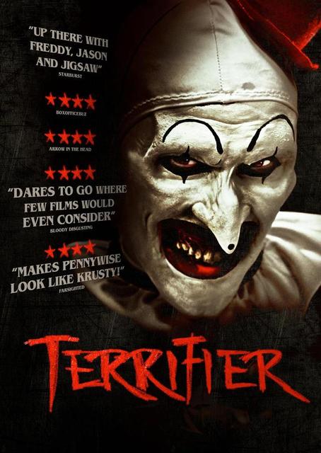 More style Hot Terrifier Art the Clown Horror Classic Movie Art Film Print Silk Poster Home Wall Decor 24x36inch