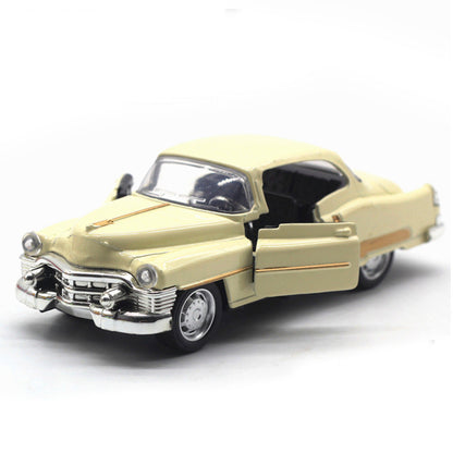 Hot Classic Car Toy Model 1:32 Simulation Pull Back Alloy Diecast Vehicle Collectible Toys Cars for Children 2-Doors Opened Y205