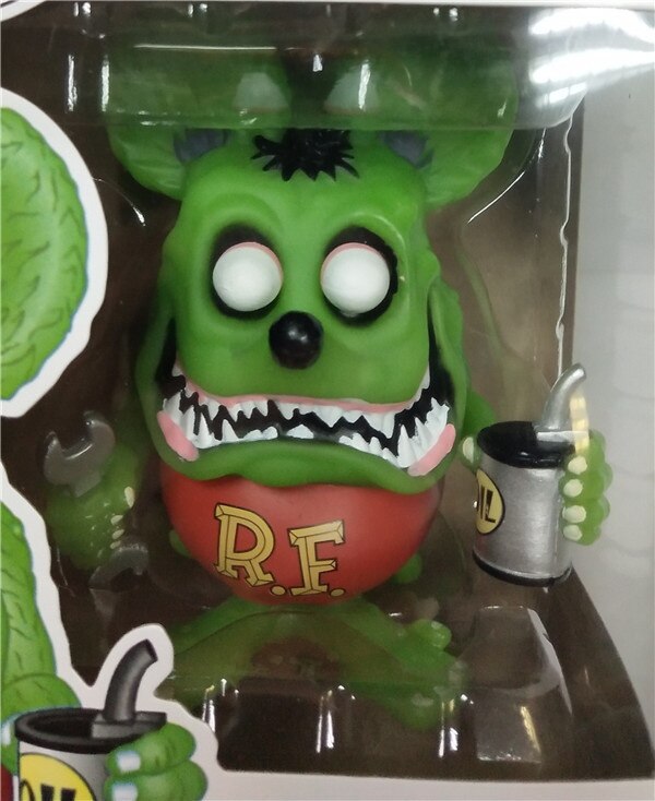 Green Chrome Rat Fink Figure