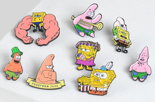 Sponge Bob Enamel Pins