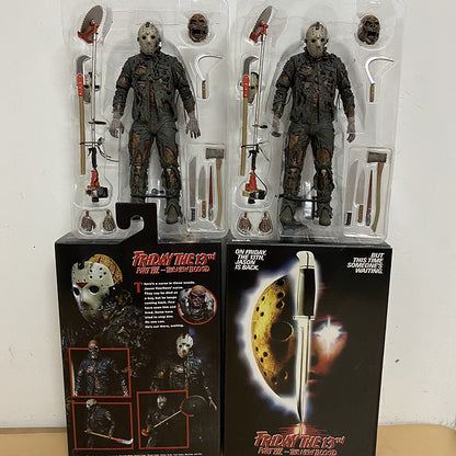 Michael Myers Action Figure Original Ultimate Jason Voorhees Figure Halloween PVC Toy Christmas Halloween Gift