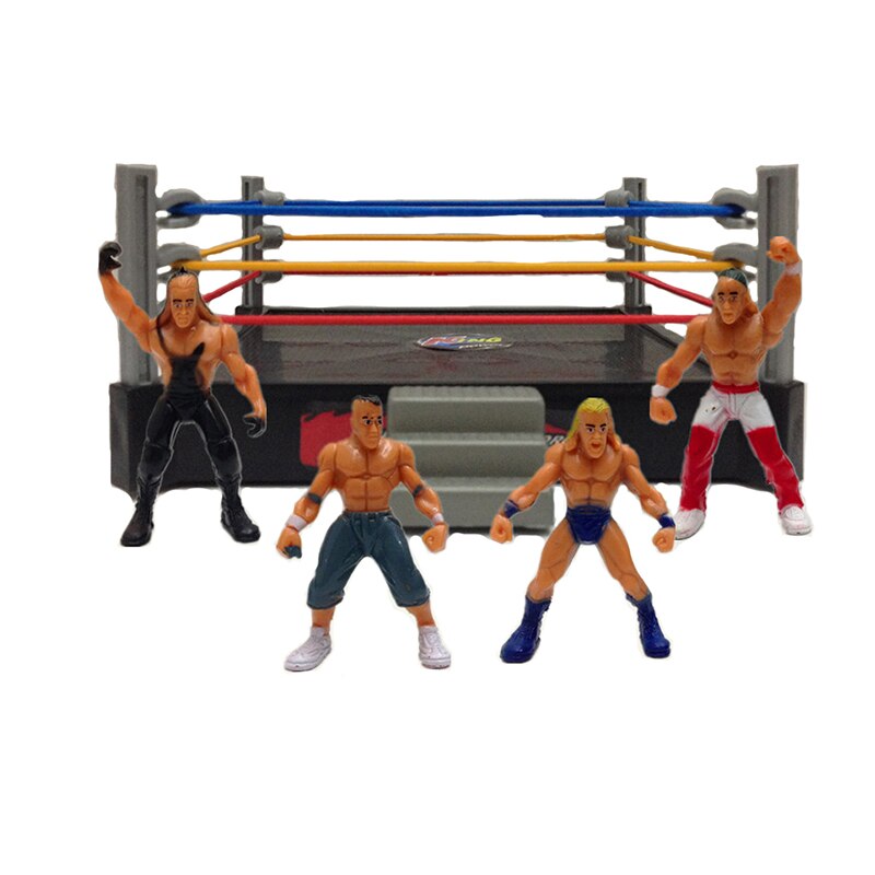 Wrestling Arena with Action Figures