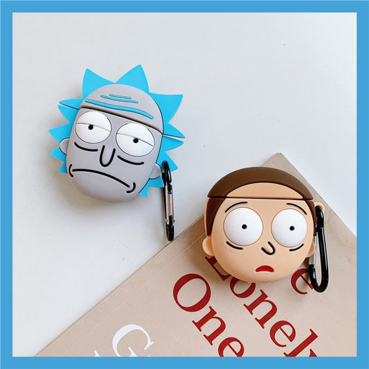 Rick and Morty Cartoon Airpods Case