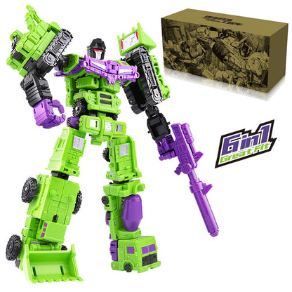 Transform 6 in 1 Model MINI Devastator 21CM Action Figure Toy