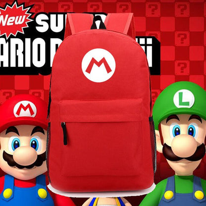 Super Mario Bros Nylon School Bag