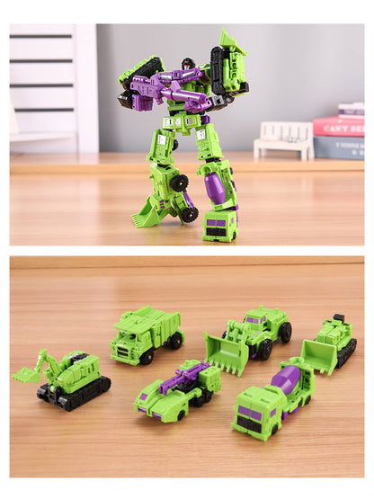 Transform 6 in 1 Model MINI Devastator 21CM Action Figure Toy