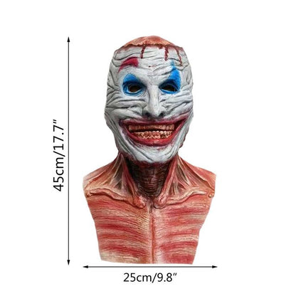 Rip Off Halloween Mask Terror Skull Double Layer Latex