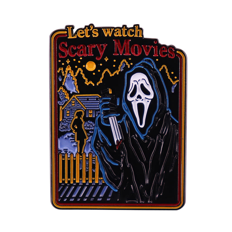 Scream Enamel Pin