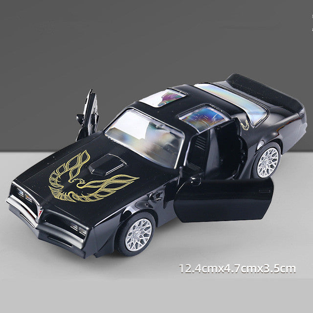 Quality 1:36 alloy pull back PONTIAC FIREBIRD car model,2-door classic car sports car toy,free shipping