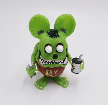 Green Chrome Rat Fink Figure