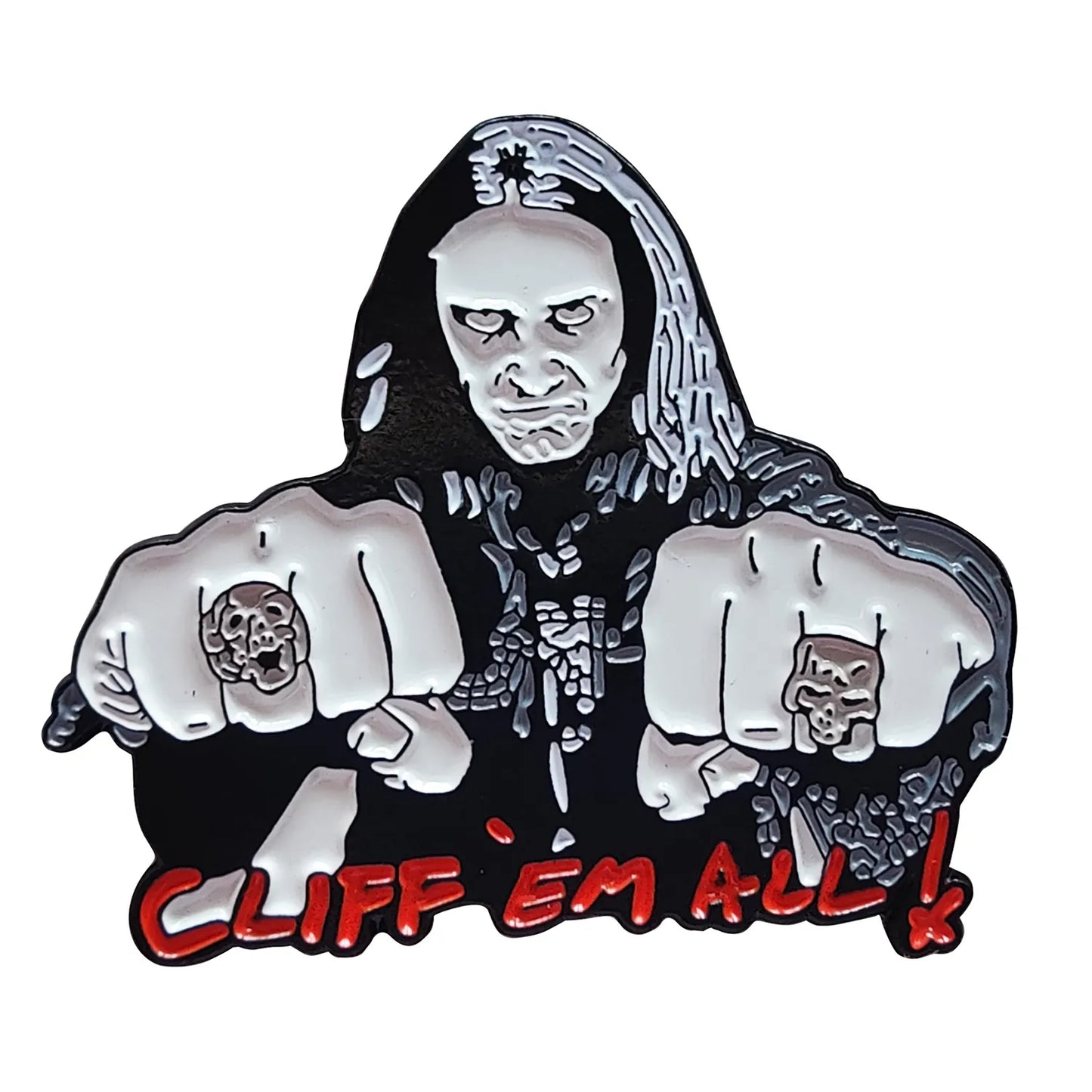 Cliff Burton Enamel Pin