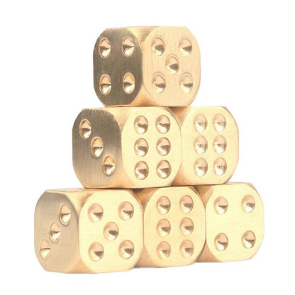 Brass dice