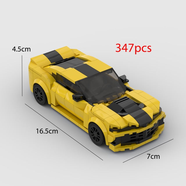 Camaro Z28 Sports Cars Building Blocks