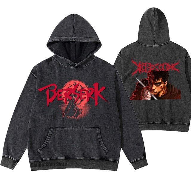 Berserk Retro Long Sleeve Sweatshirts