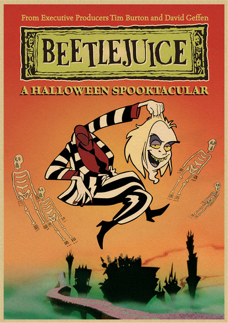 Beetlejuice Craft Paper Posters