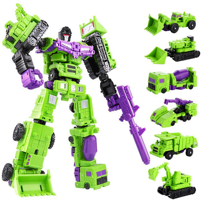 Transform 6 in 1 Model MINI Devastator 21CM Action Figure Toy