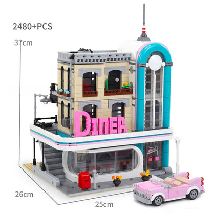 Downtown Diner Building Blocks