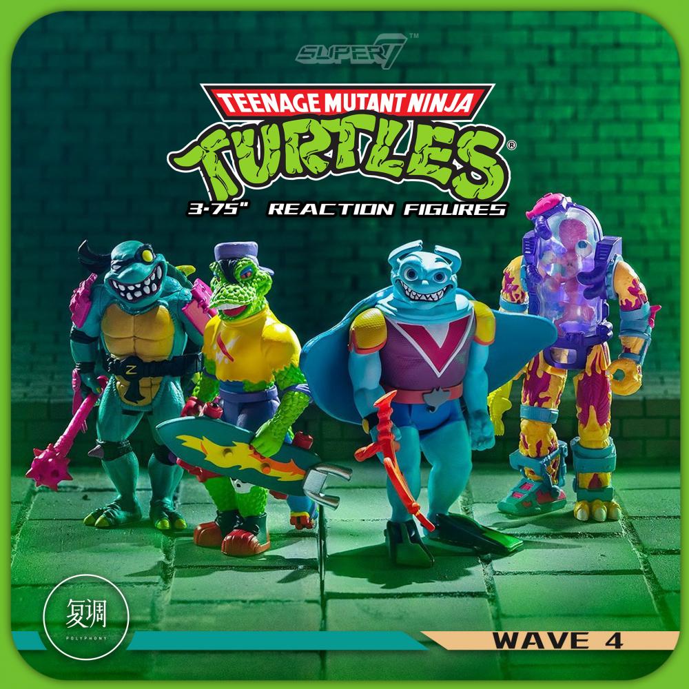 Super7 Teenage Mutant Ninja Turtles TMNT Anime Action Figure 2022 New Original Comic image Collection Hanging card Model Toys