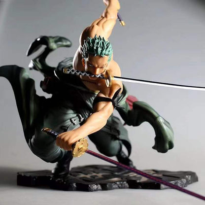 One Piece Banpresto Anime Roronoa Zoro Standing Ver. PVC Action Figure Collection Model Toys Kids Gifts 10CM