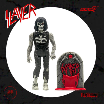 Super7 Slayer Metal Rock Band Fiend Skeleton Action Figure