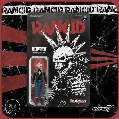 Super7 Rancid Skeletim Punk Rock Action Figure