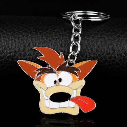 Crash Bandicoot Pendant Keychains