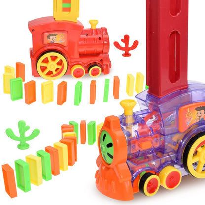 Automatic Dominoes Placer Train Toy Set