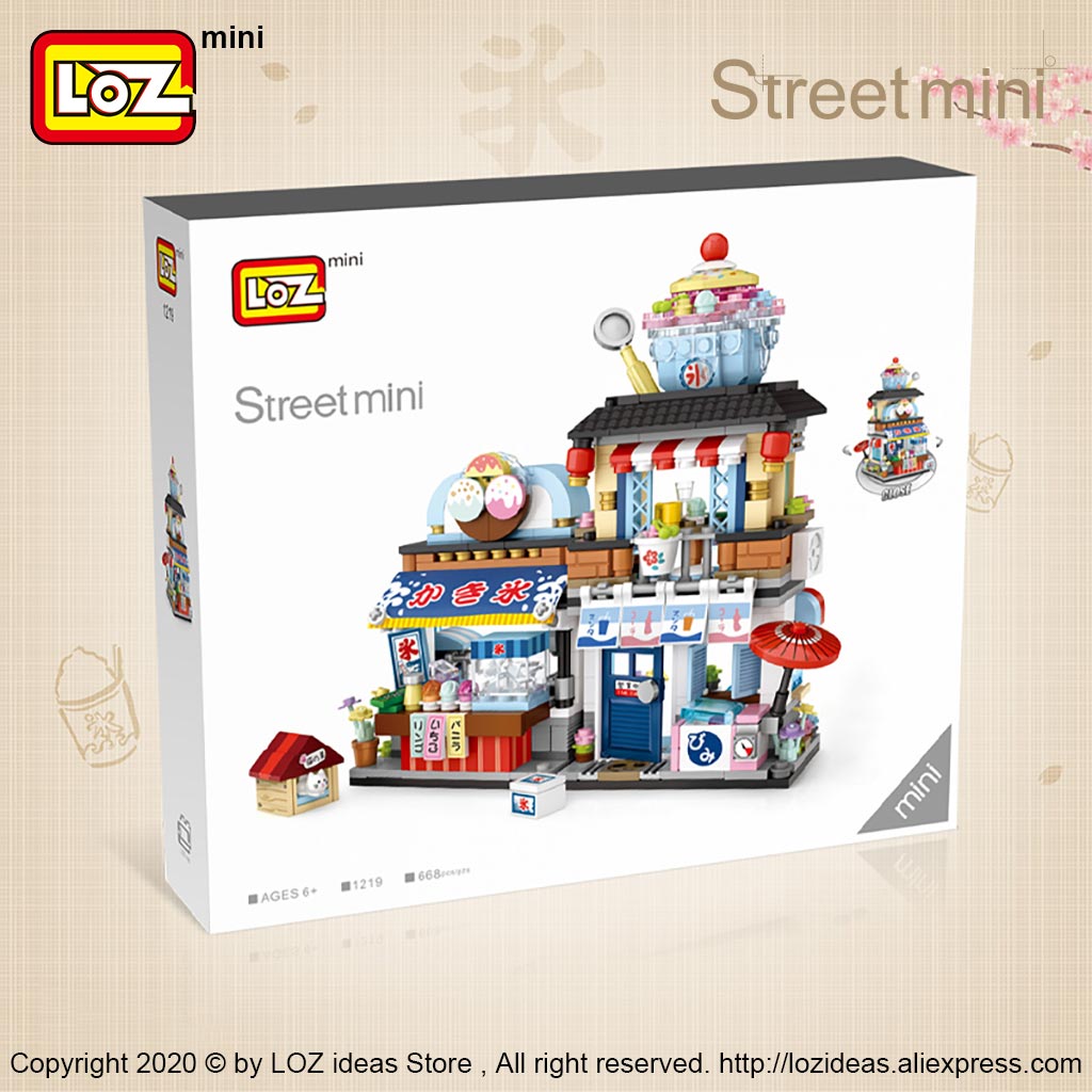 Mini Japanese Street View Building Blocks