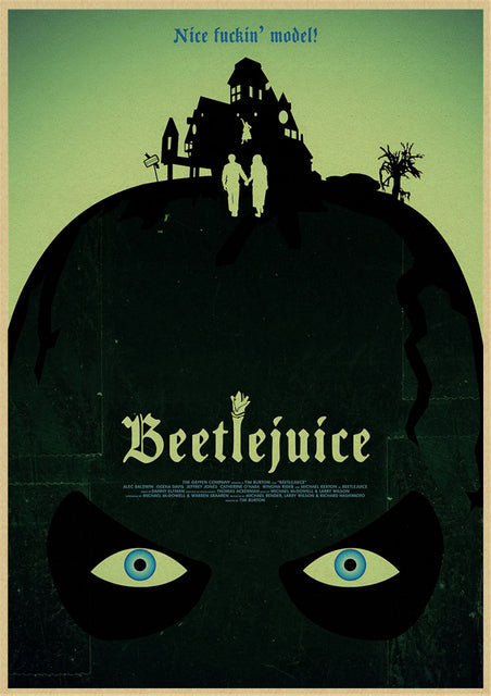 Beetlejuice Craft Paper Posters