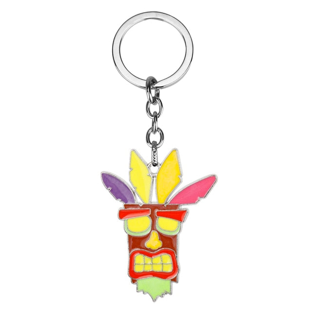 Crash Bandicoot Pendant Keychains