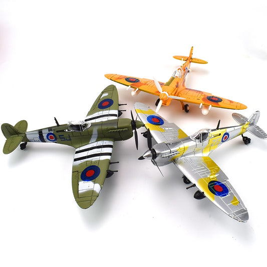 Random Color Spitfire Fighter Model Kit