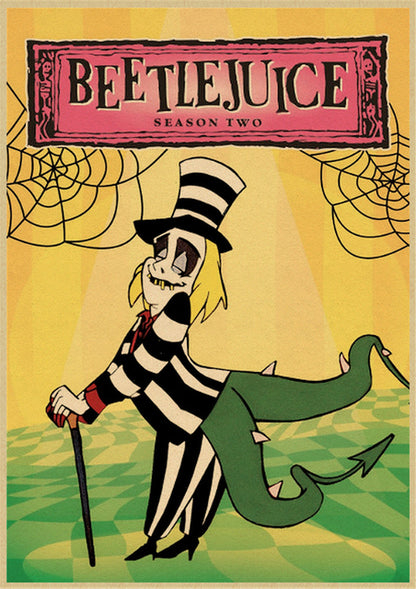 Beetlejuice Craft Paper Posters